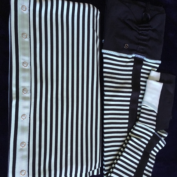 RARE Mint/Blk Vinyasa & Leg Warmer COMBO - Picture 2 of 4